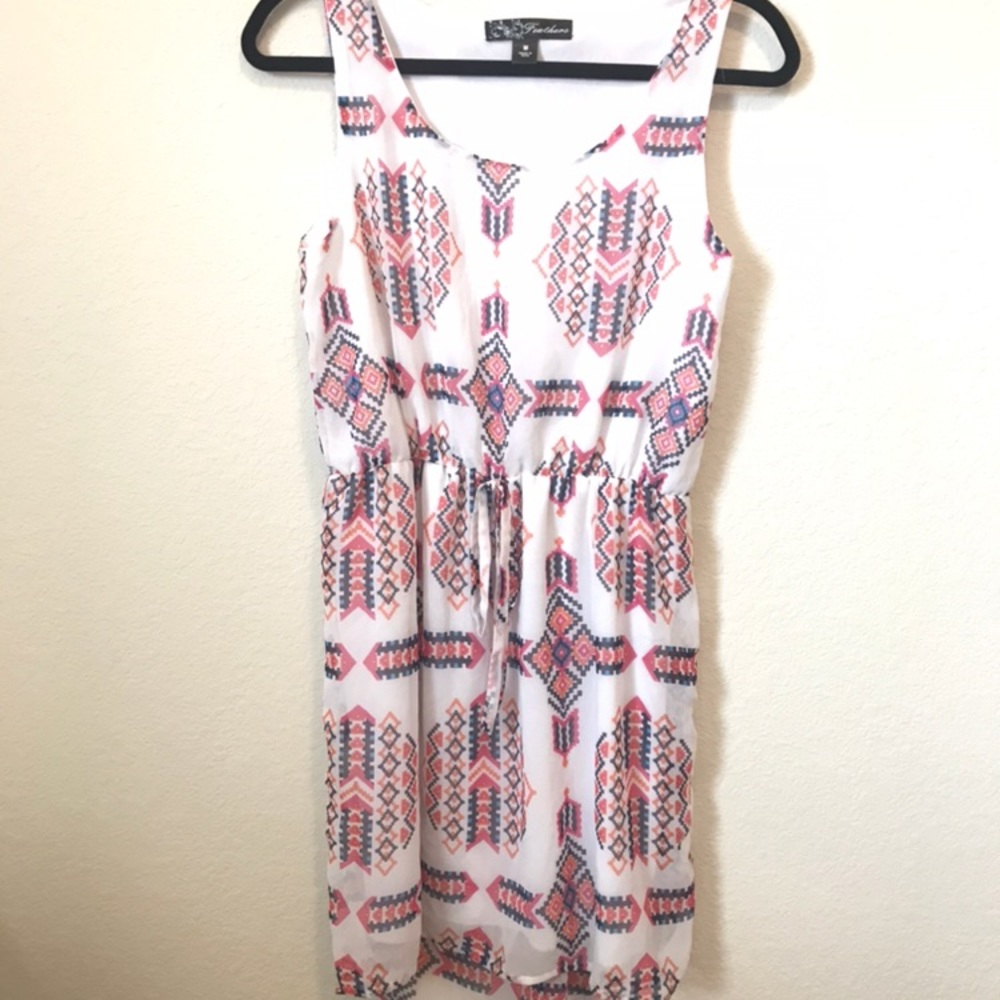Simple waist tie dress